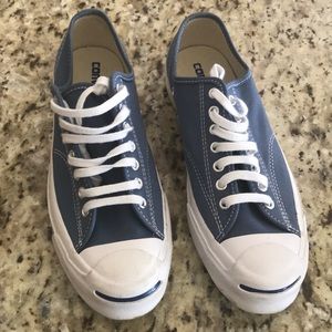 Converse Jack Purcell blue. Men 8 women 9.5